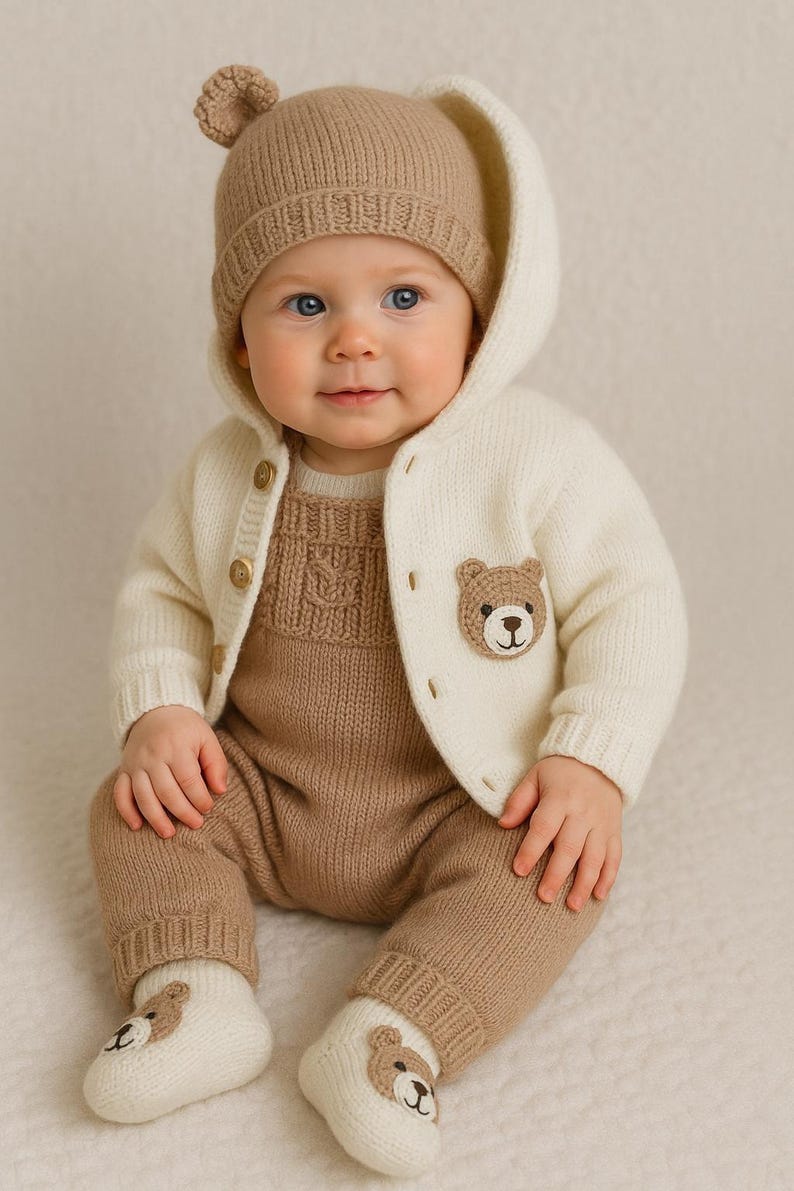 Newborn Outfit: Soft & Organic Cotton Romper Set for Your Little One - Ubranie dla niemowlaka: Miękki zestaw kombinezonu z bawełny organicznej dla Twojego maluszka